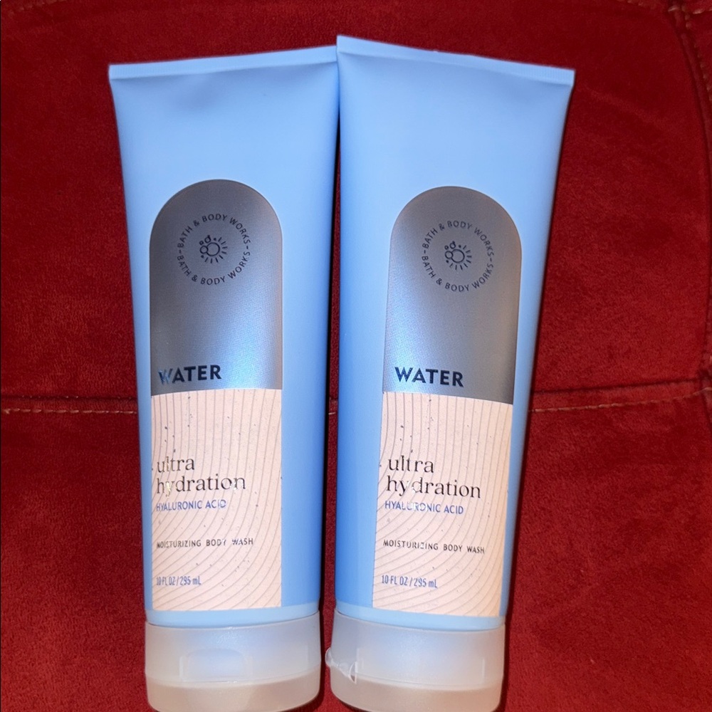 BBW 2pc WATER Ultra HYDRATION MOISTURIZING BODY WASH Hyaluronic acid